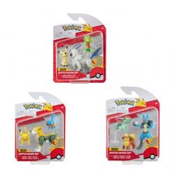 ENSEMBLE DE FIGURINES POKEMON DE BATAILLE 3PK ASST